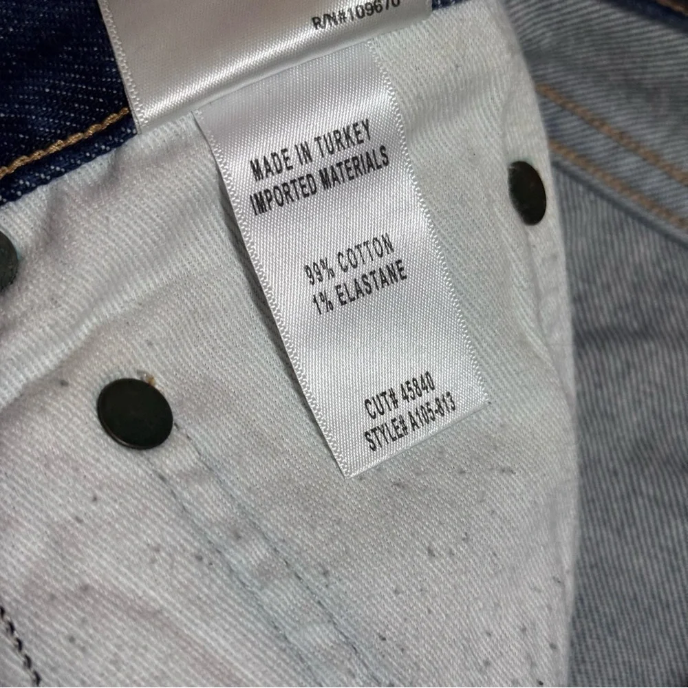 Agolde Remy High Rise Straight Wink Jeans size 26. CUT# 45840. STYLE# A105-813. - Picture 4 of 4